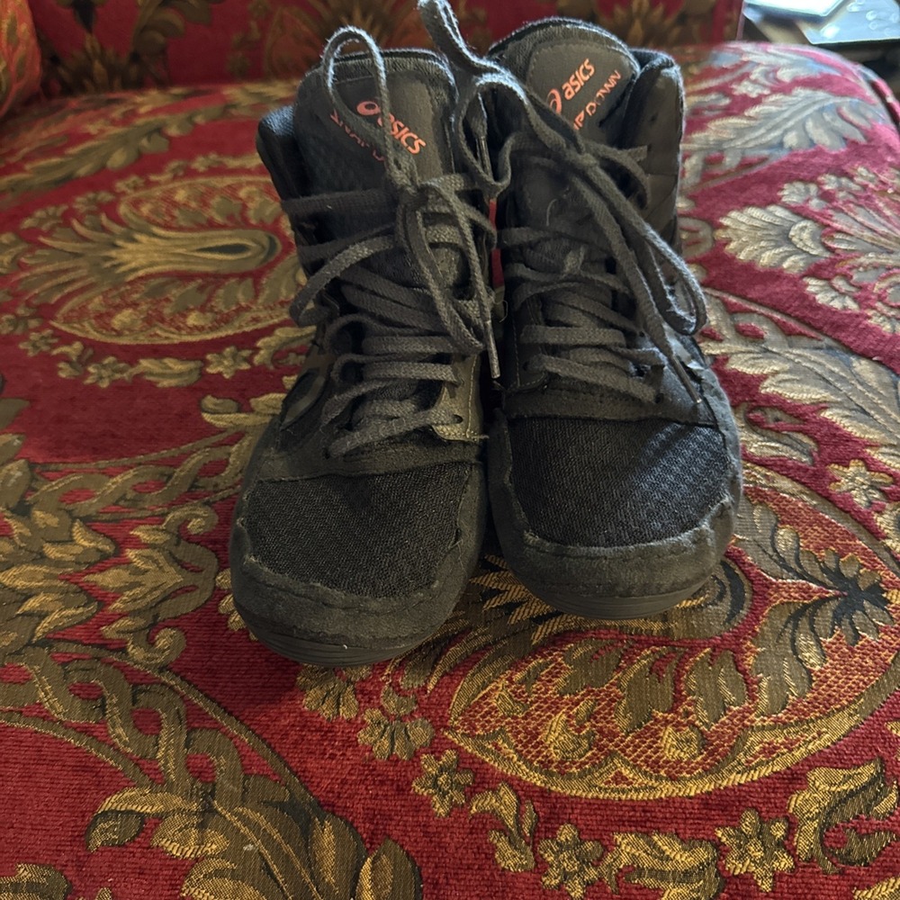 Asics‎ Snapdown 3 Wrestling, Boxing  Shoes Black / Gray 1081A030-002 Size 3